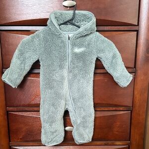 Nike Gray Fleece Kids Footie